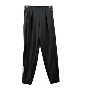 Reebok Jogger Pants Womens XS Black Les Mills Athlete Pleated Active